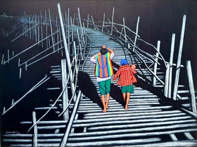 The exhibition will feature works by four artists from Myanmar